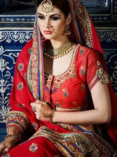 Picture of traditional indian designer ethnic party wear wedding ,