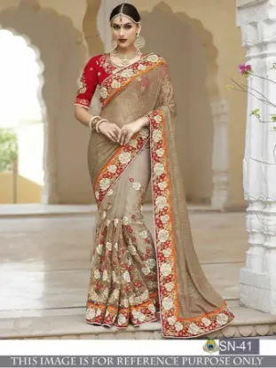 Picture of traditional indian maheshwari handloom saree cotton si,