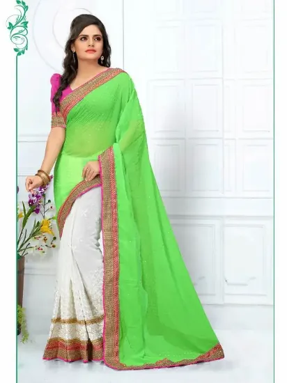 Picture of traditional indian maheshwari handloom saree cotton sil