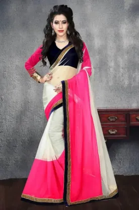 Picture of traditional indian partywear saree ethnic women bollywo