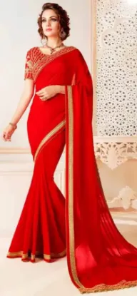 Picture of traditional kota cotton saree with gotta patti work in,