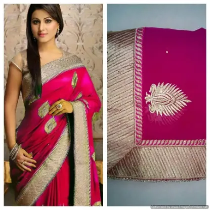 Picture of traditional partywear bollywood saree indian beautiful 