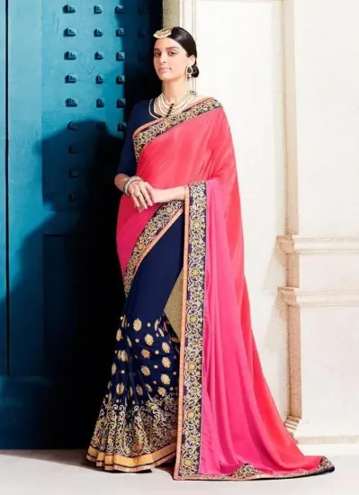 Picture of traditional partywear bollywood saree pakistani beautif