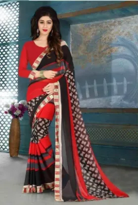 Picture of trandy indian art silk saree pakistani party wear desi,