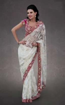 Picture of u modest maxi gown reception bridal designer sari bolly