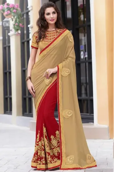 Picture of u party sari bridal traditional designer saree indian w