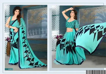 Picture of u women partywear sari designer traditional dress boll,