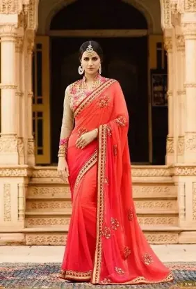 Picture of wedding season fashionable designer rajasthani traditi,