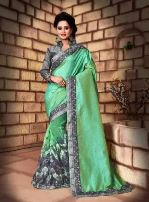 Picture of wedding traditional saree women designer partywear sar,