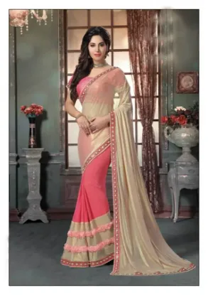 Picture of women bollywood designer sari traditional partywear sa,