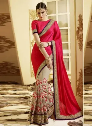 Picture of women bollywood designer sari traditional partywear sar