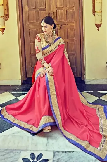 Picture of women bollywood sari designer traditional partywear sar