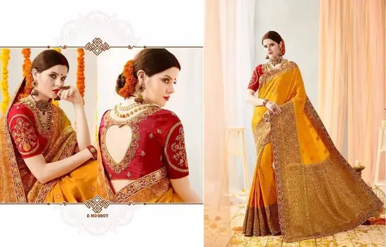 Picture of women ethnic saree fashionable georgette fabric bangal,