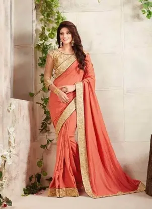 Picture of women handmade style saree textile fabric casual wear i