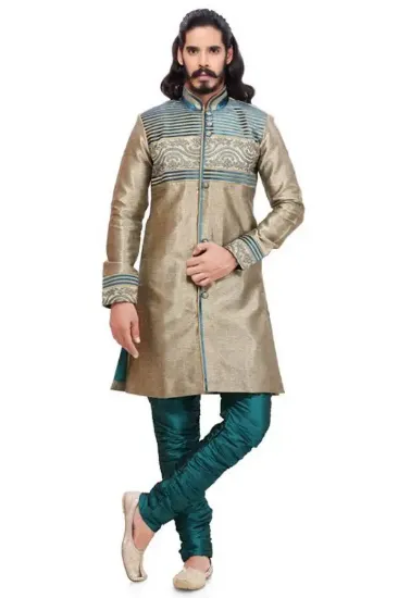 Picture of amethyst indian wedding indowestern sherwani for men ,j