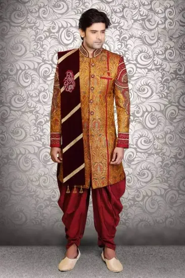 Picture of churidar readymade ethnic wedding designer indian kurta