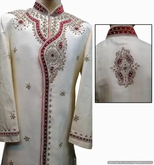 Picture of designer indian wedding mens sherwani churidar kurta mo