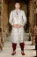 Picture of elegant indian wedding white sherwani for men ,j327