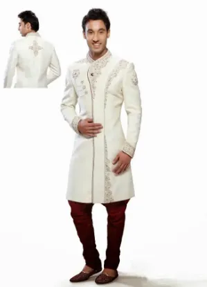 Picture of ethnic wedding men scarves indian sherwani chunni stole