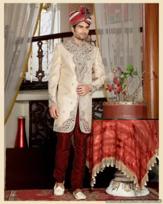 Picture of indian kurta bollywood men's sherwani churidar readymad