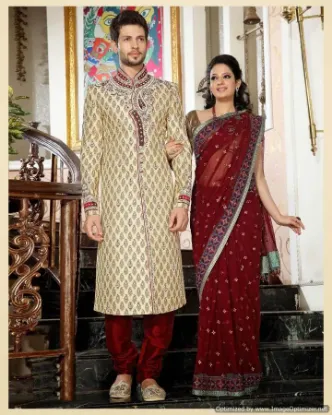 Picture of indian traditional pakistani modest maxi gown party men