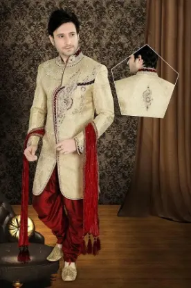 Picture of khussa shoes,indian wedding traditional shoes,sherwani 