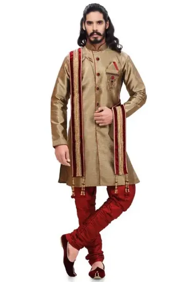 Picture of wedding sherwani men hat indian handmade groom turban p